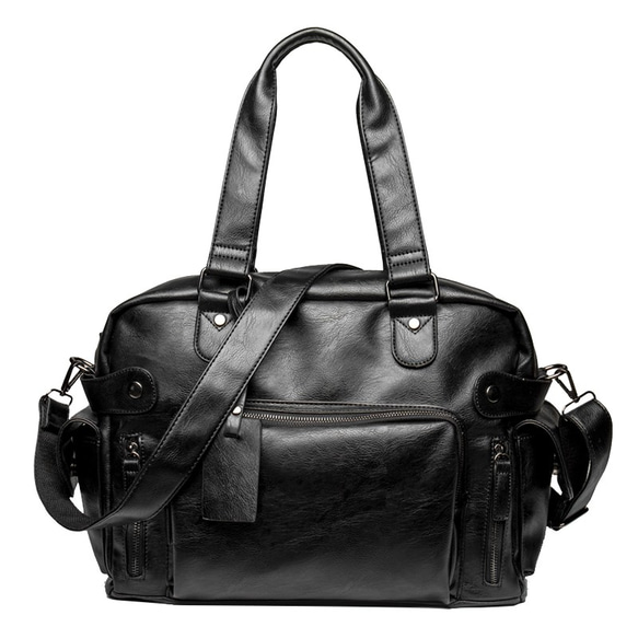 トートバッグ メンズ 鞄 A4トート バッグ シンプル レザー  ハンドバッグ ショルダーバグ レジャーバッグ 7枚目の画像