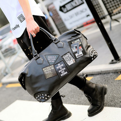 トートバッグ メンズ 大容量 鞄 A4トート バッグ シンプル レザー  ハンドバッグ ショルダーバグ レジャーバッグ 2枚目の画像