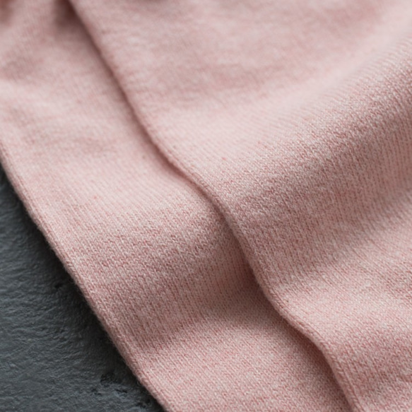 草木染ゆったりソックス 桜染 2枚目の画像