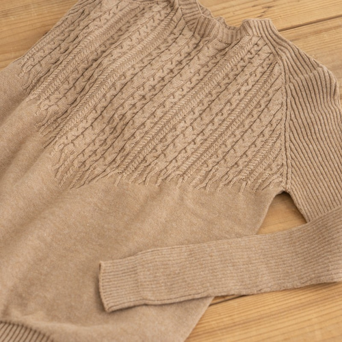 Maito Design Works 草木染め コットンケーブルニット 草木染め コットンケーブルニット – Maito Design Works | 真糸