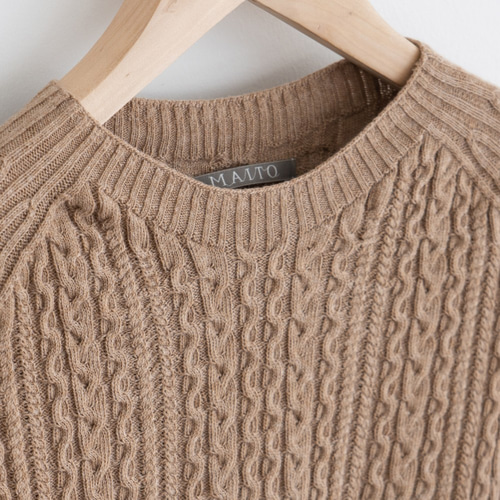 Maito Design Works 草木染め コットンケーブルニット 草木染め コットンケーブルニット – Maito Design Works | 真糸