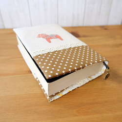 Dalarna Horse Book Cover ☆ 兼容厚書【定做】刺繡 第8張的照片