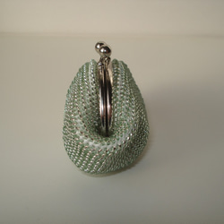 Beaded Purse --Ice Green-- (Petite) 2枚目の画像