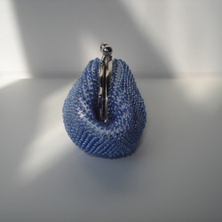 Beaded Purse --Hyacinth Blue-- (Petite) 2枚目の画像