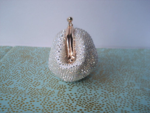 Beaded Purse --Sparkly-- (S) 内布：Mint Green 2枚目の画像