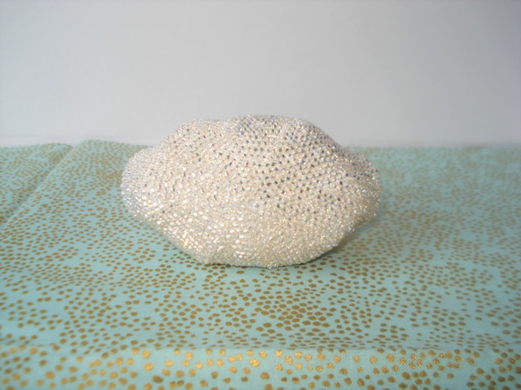 Beaded Purse --Sparkly-- (S) 内布：Mint Green 3枚目の画像