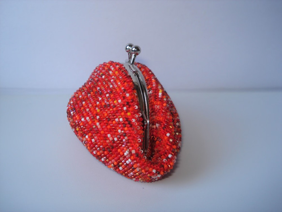 Beaded Purse --Orange Mix-- (M) 2枚目の画像