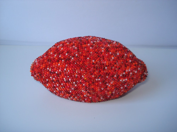 Beaded Purse --Orange Mix-- (M) 3枚目の画像