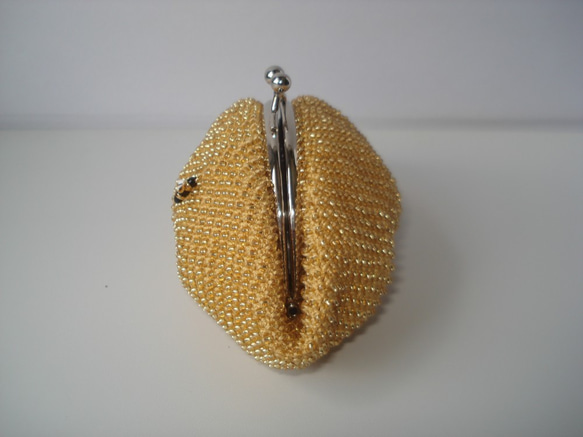 Beaded Purse --Honey & Honeybee -- 2枚目の画像