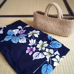 S＊スクエア＊麻ひもバッグ 3枚目の画像