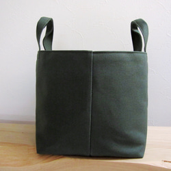 《SALE!》BOXbag [深緑] 2枚目の画像