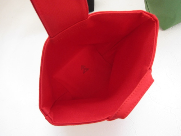 onigiri bag ［red×red] 8枚目の画像