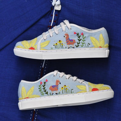 Embroidered Denim Women shoes, 2枚目の画像