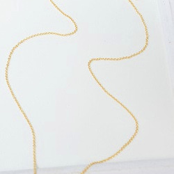 ハンマードゴールドの半円ネックレス 4枚目の画像
