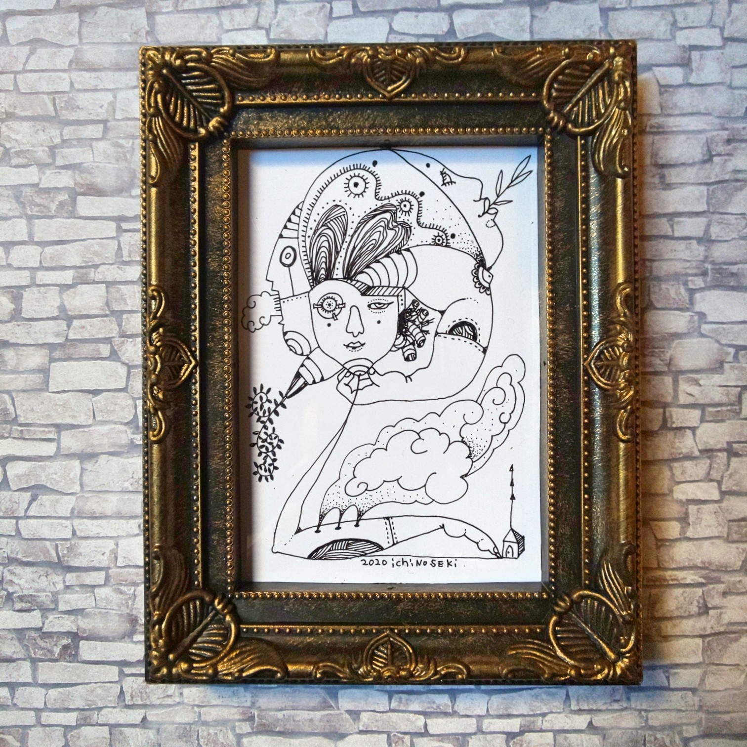 原画）輝く森の魔法【水彩画】絵画 インテリアにおすすめ 続き