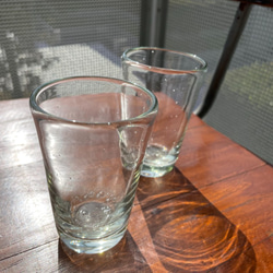 ビアグラス 透明色 小（琉球ガラス） 1枚目の画像
