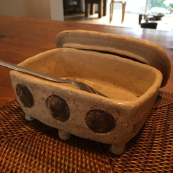 バターケース　陶器 2枚目の画像