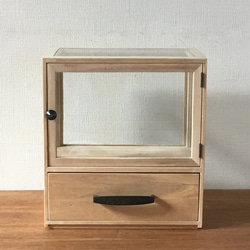 木製ガラスケース 小振り 卓上 ショーケース 古道具 アンティーク 糸ケース 7枚目の画像