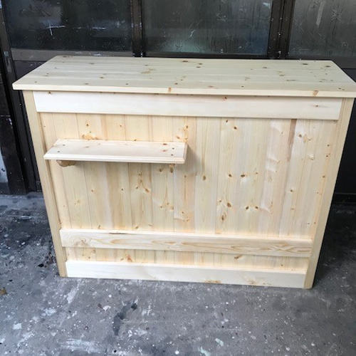 受注製作］受付カウンターテーブル レジカウンター☆【1200