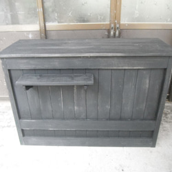 引取可能】木製パーティション 店舗什器 3面タイプ UN 幅45cm×3面 完成