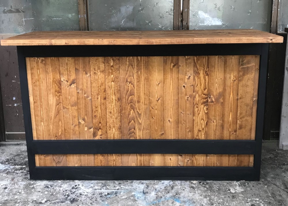 受注製作【受付カウンター】レジカウンター☆バーカウンターテーブル【１５００】