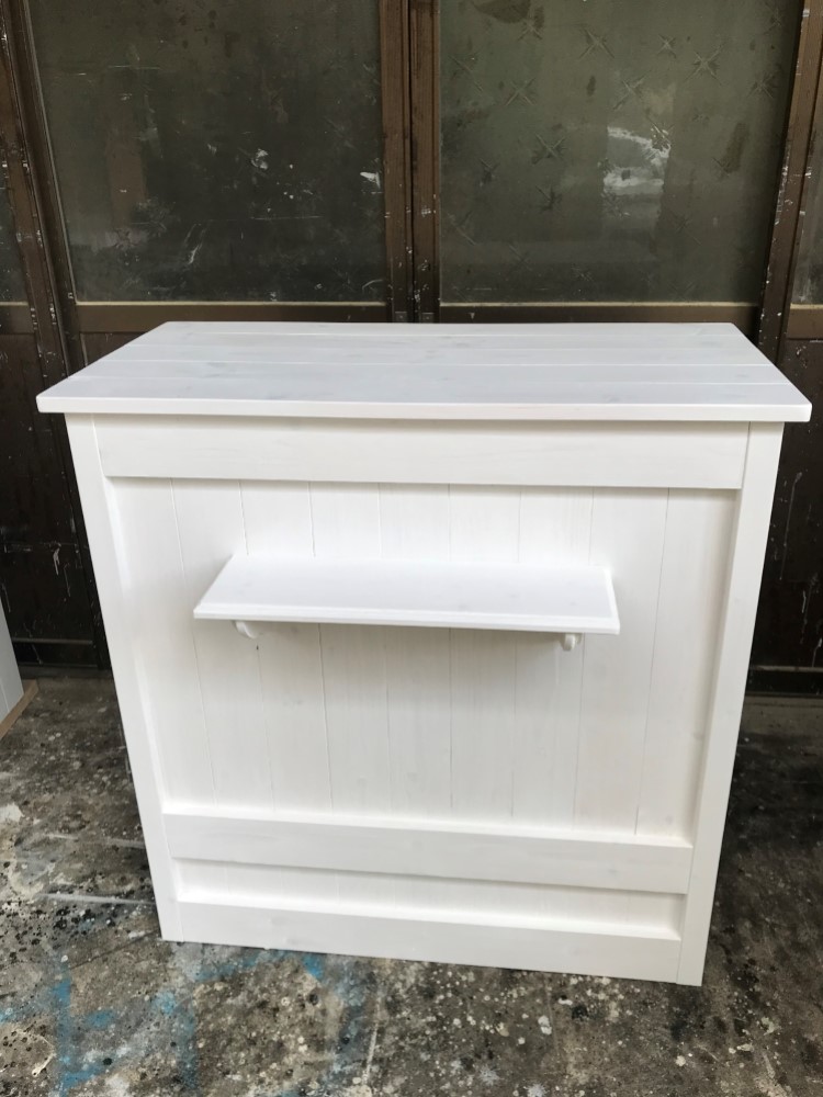 ［受注製作］受付カウンターテーブル　レジカウンター☆【900】シェルフ付★店舗什器★☆