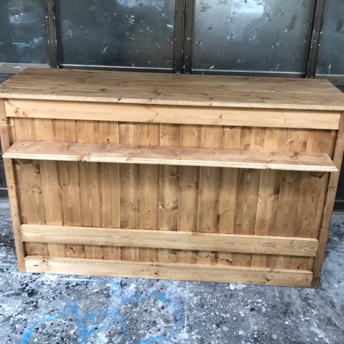 受注製作☆カウンターテーブル【1500】☆カントリー調【ミデイアム