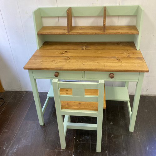 ☆新色☆桜（ピンク）学習机☆棚（ブックシェルフ）23点セット☆ 机