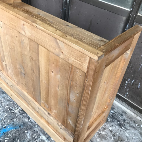 受注製作］受付カウンターテーブル レジカウンター☆【コの字型レジ用