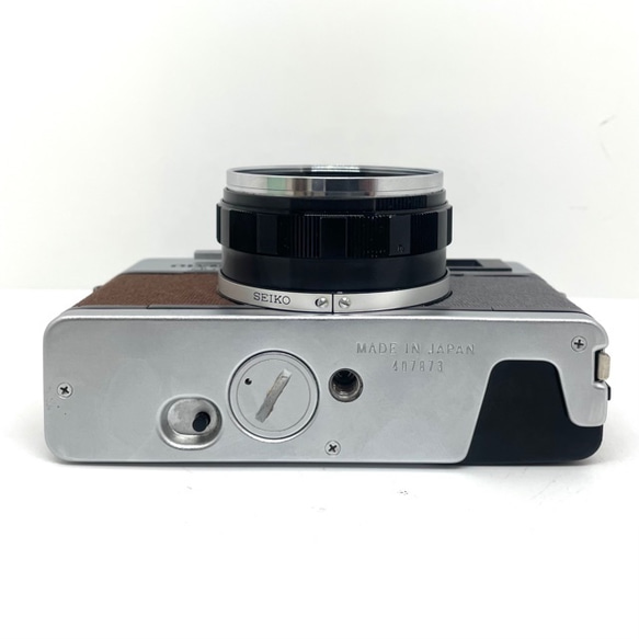 21-170　リメイクカメラ　OLYMPUS 35DC（ブラウン・チャコールグレー）フィルムカメラ 8枚目の画像