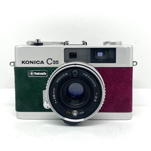 21-208 リメイクカメラ KONICA C35 flash matc（グリーン