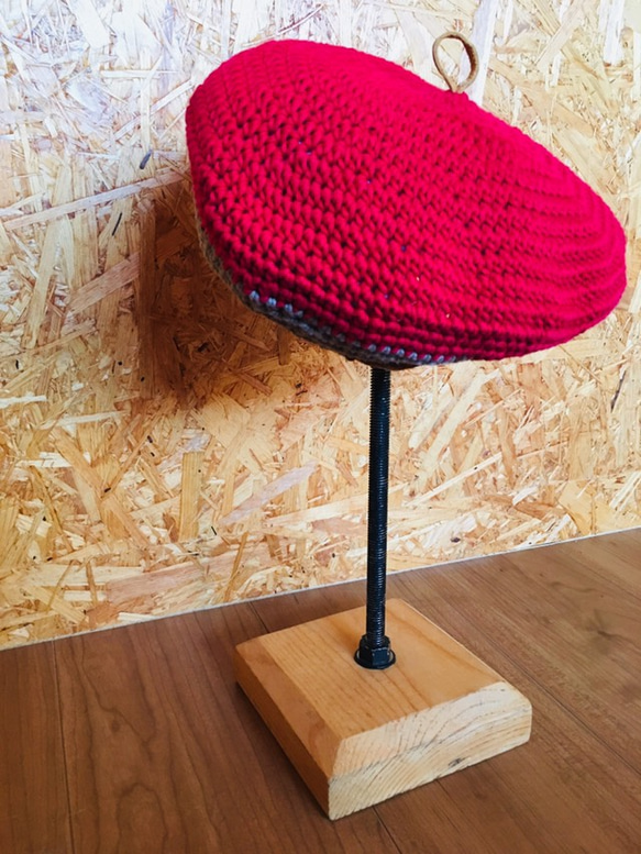 キッズベレー帽 bi-color 3枚目の画像