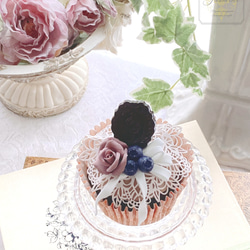 グレイッシュピンクのクレイローズ（8本セット） その他インテリア雑貨