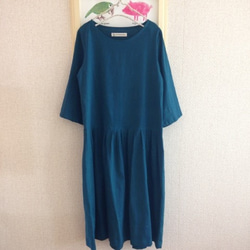 Shibuiro低腰裙（藍綠色） 第2張的照片
