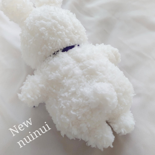 ホワイトぬいぐるみ 大きな目 うさぎ 新作】キラキラ宝石おめめのうさぎぬいぐるみ ミルクホワイト