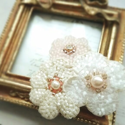 受注生産:Bouquet SAKURA petit brooch 1枚目の画像