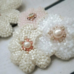 受注生産:Bouquet SAKURA petit brooch 3枚目の画像