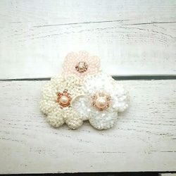 受注生産:Bouquet SAKURA petit brooch 5枚目の画像