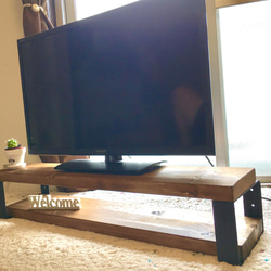 万能金物 口型 アイアン シェルフ TVボード 棚受け DIY 脚 棚