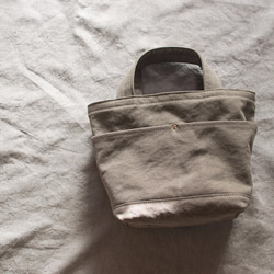 POCKET TOTE（オールドカーキ） 2枚目の画像