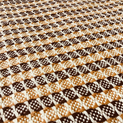 手織り布で作ったふさふさランチョンマット 3枚目の画像