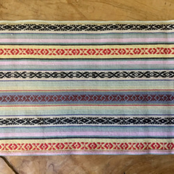 手織り布で作ったランチョンマット 2枚目の画像