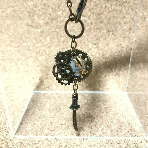 和風スチームパンク キーホルダー バッグチャーム 和ゴシック