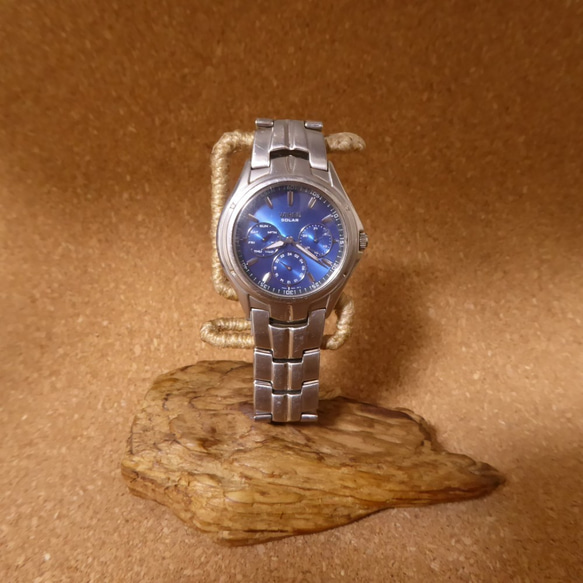 流木の腕時計スタンド（A）【一本掛け】 3枚目の画像