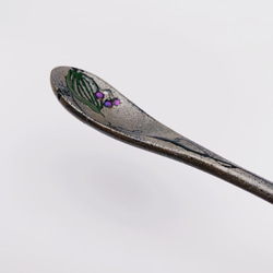 螺鈿と漆の特別なスプーン/サンキライB 5枚目の画像