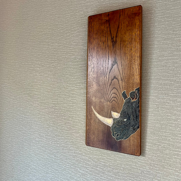 Wall decoration Rhino 1枚目の画像