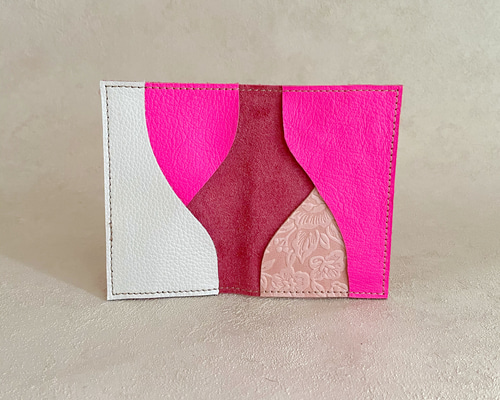 カードケース　定期入れ　名刺入れ　ピンク 名刺入れ カードケース レディース 定期 カード入れ 名刺ケース