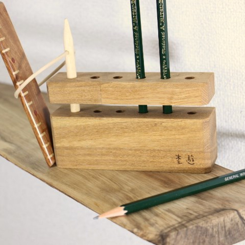 鉛筆立て（輪） ペン・筆記用具 杢遊 通販 288844｜Creema(クリーマ