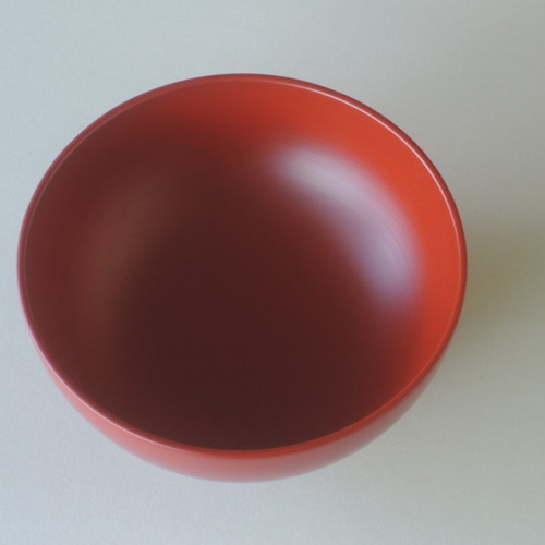 朱塗姫平椀<漆器・本漆・天然木・ケヤキ・お椀＞ お椀・ボウル・鉢