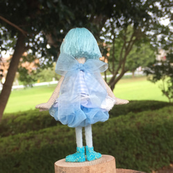 雨のしずくの妖精の人形 5枚目の画像